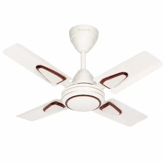 Maxotech Deco-I Ultra high Speed 24 Inch 600 mm 4 Blade Ceiling Fan  [Anti Dust | Ivory |