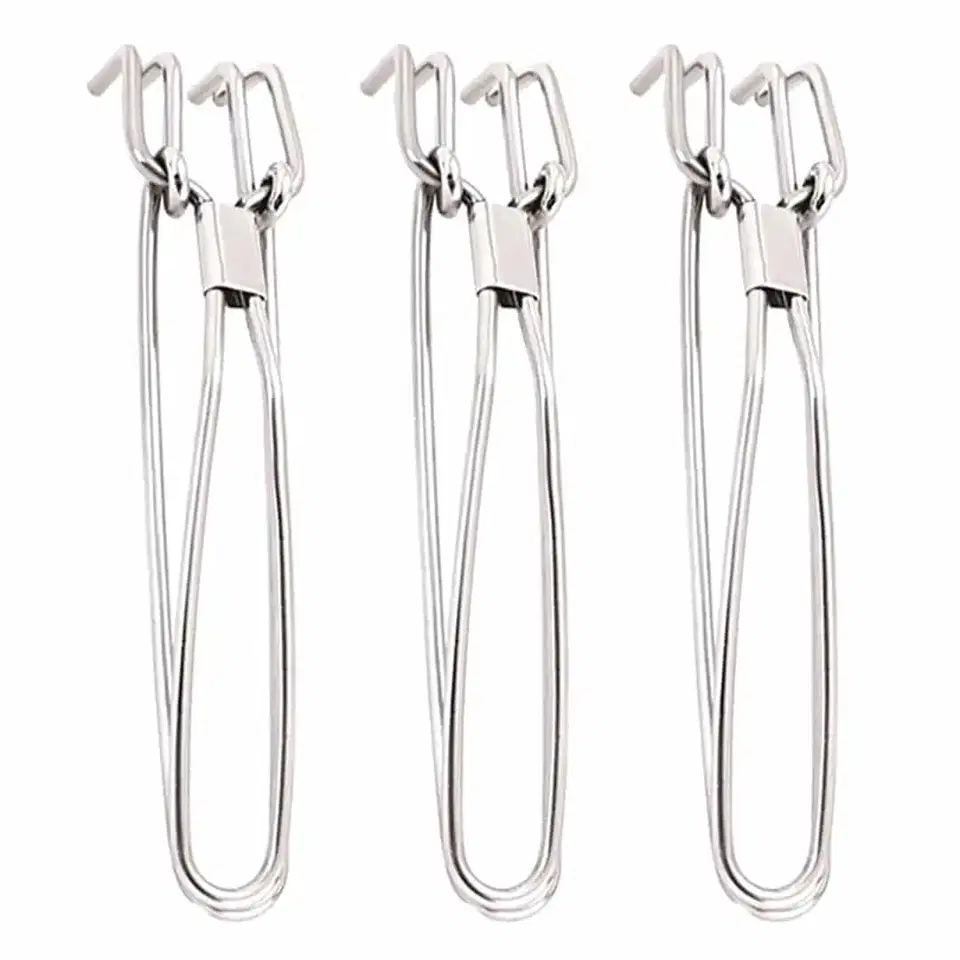 Oc9 Stainless Steel Utility Pakkad For Kitchen, Pack Of 3