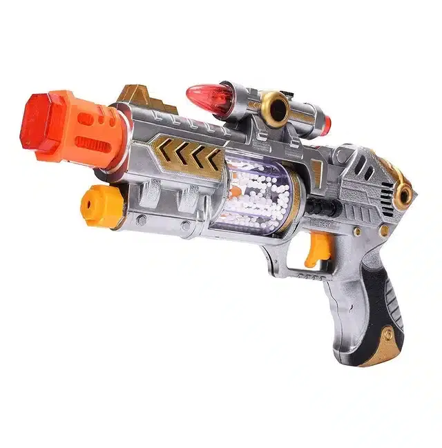Battery Operated Laser Sound Gun for Kids, Multicolor