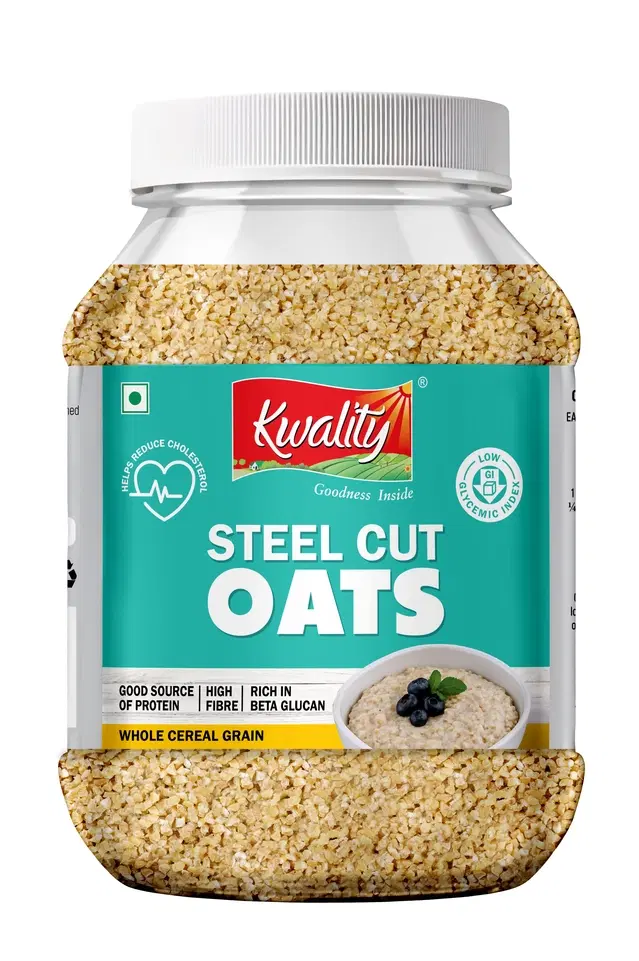 Kwality Steel Cut Oats 1.5 Kg (Jar)