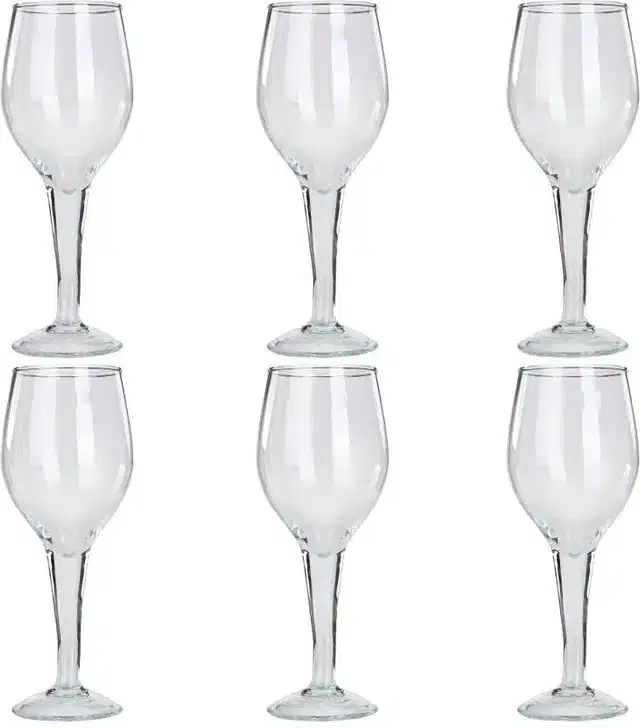 Liquor cum Cocktail Glasses, Transparent, 250 ml, Pack of 6