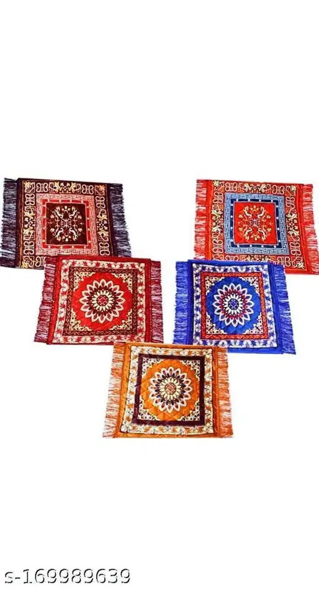 Prayer Mats, Multicolor, 20x19x0.5 inches, Pack of 5