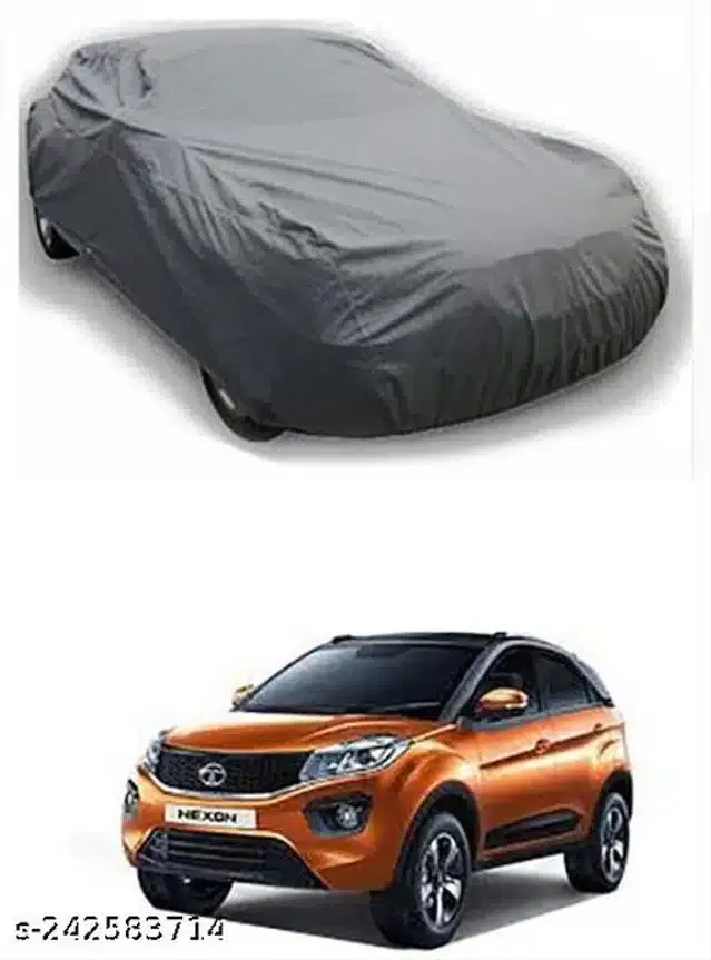 Taffeta Waterproof Car Cover for Tata Nexon, Multicolor