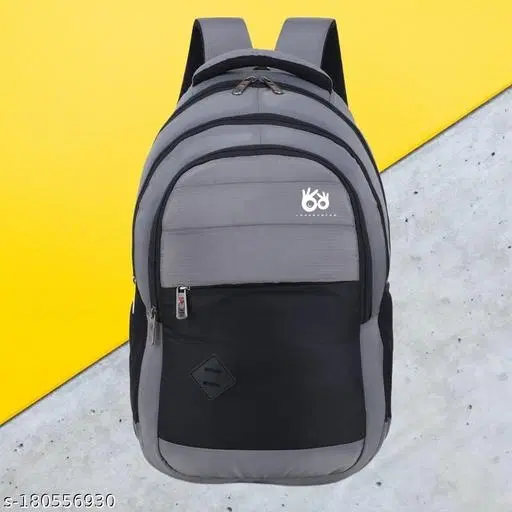 Nylon Backpack for Men & Women, Grey