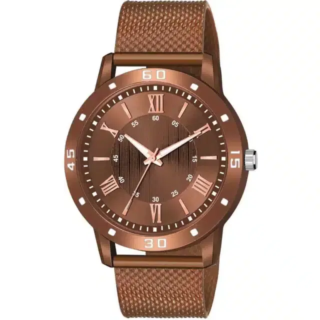 Analog Watch for Men (Brown)