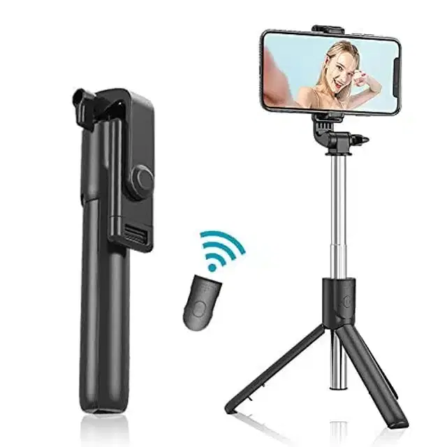 R1 Bluetooth Selfie Stick, Black