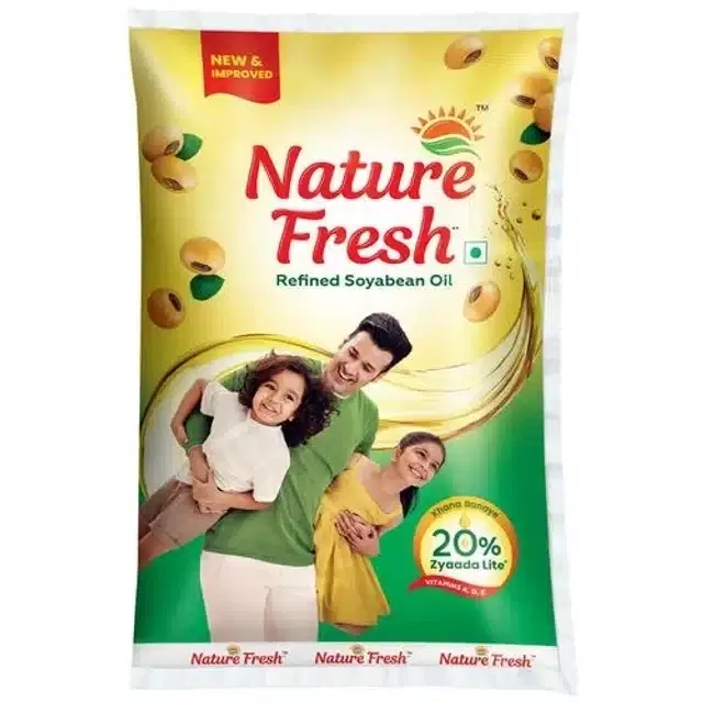 Nature Fresh Refined Soyabean Oil 750 g (Pouch)