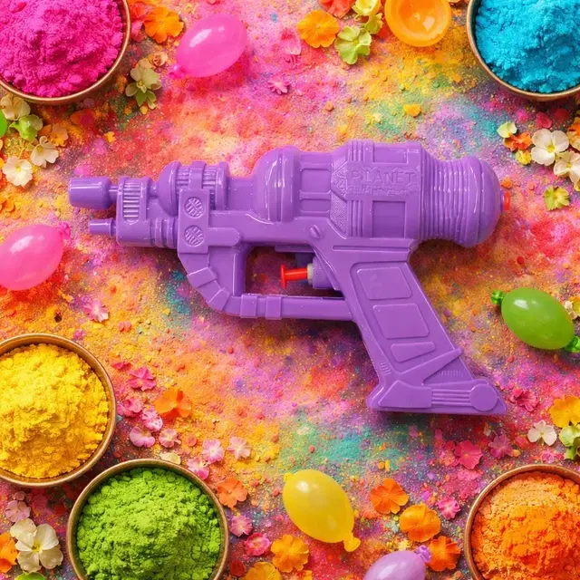 Multcolor Small Pichkari for Boys and Girls (Pack of 1)