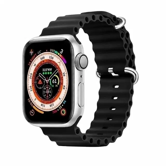 TecSox Ultra Smart Watch – 2.19” Hd Display, 100+ Sports Modes & Bluetooth Calling With Metal Shield Black