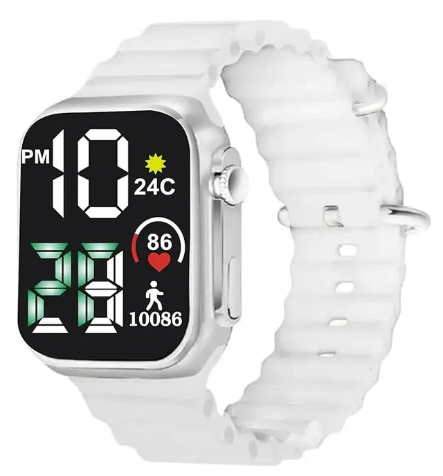 Smartwatch for Men & Women, White