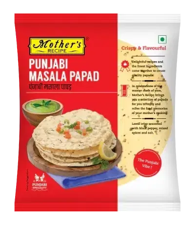 Mother's Recipe Punjabi Masala Papad 180 g