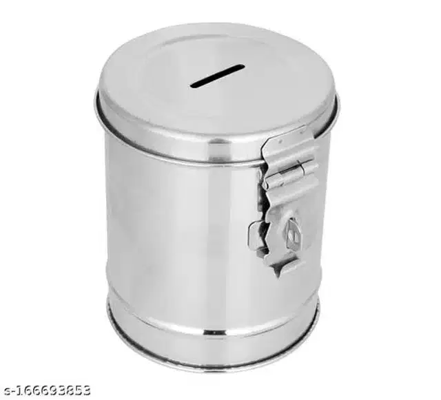 Metal Money Bank, Silver