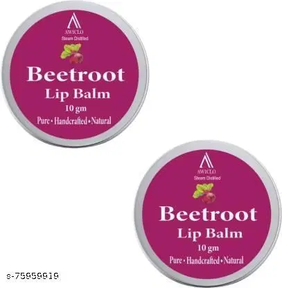 Beetroot Lip Balm, Multicolor, Pack of 2