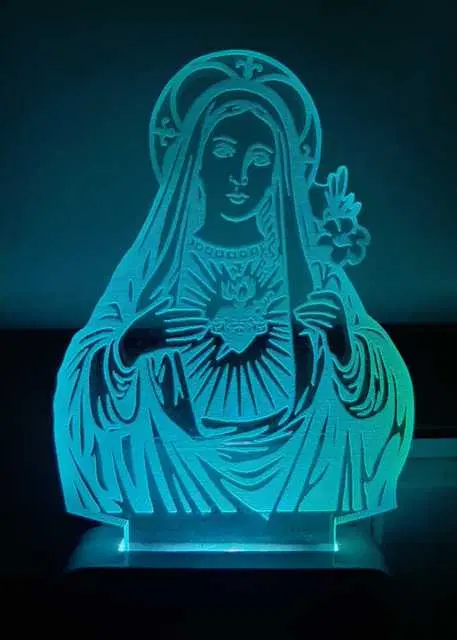 Leppy Night Lamp, Light With Plug, Multicolor, L48