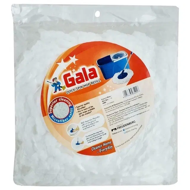 Gala Spin Mop Microfiber Refill [White]
