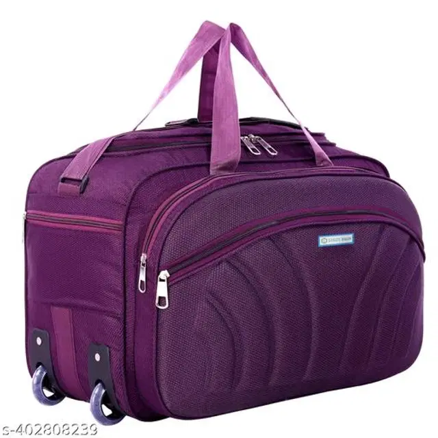 Polyester Duffel Bags, Purple
