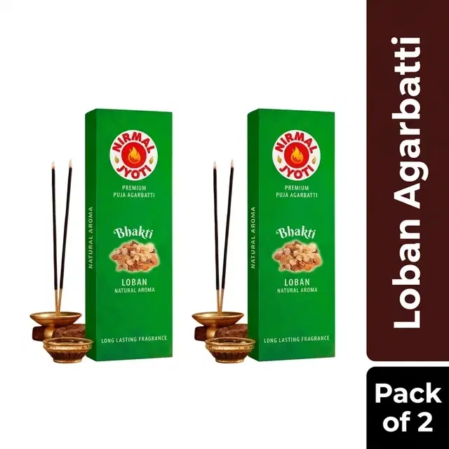 Nirmal Jyoti Loban Agarbatti 2X125 g (Pack of 2)