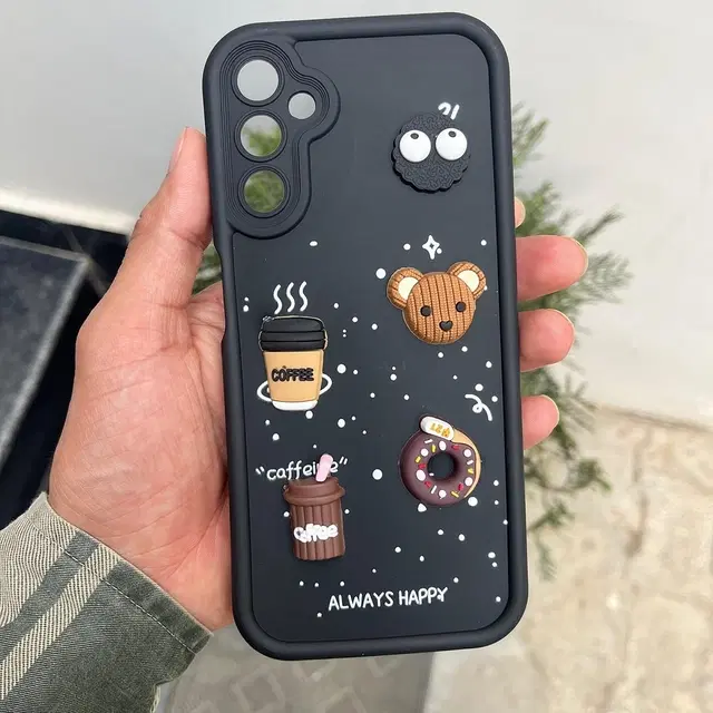 Rubber Mobile Back Cover for Samsung Galaxy A14 (5G) (Black)