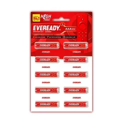 Eveready AAA Carbon Zinc Battery -(Pack of 10)