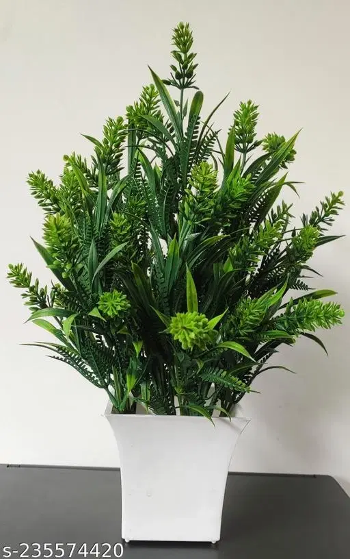 Plastic Artificial Flower With Pot,Multicolour