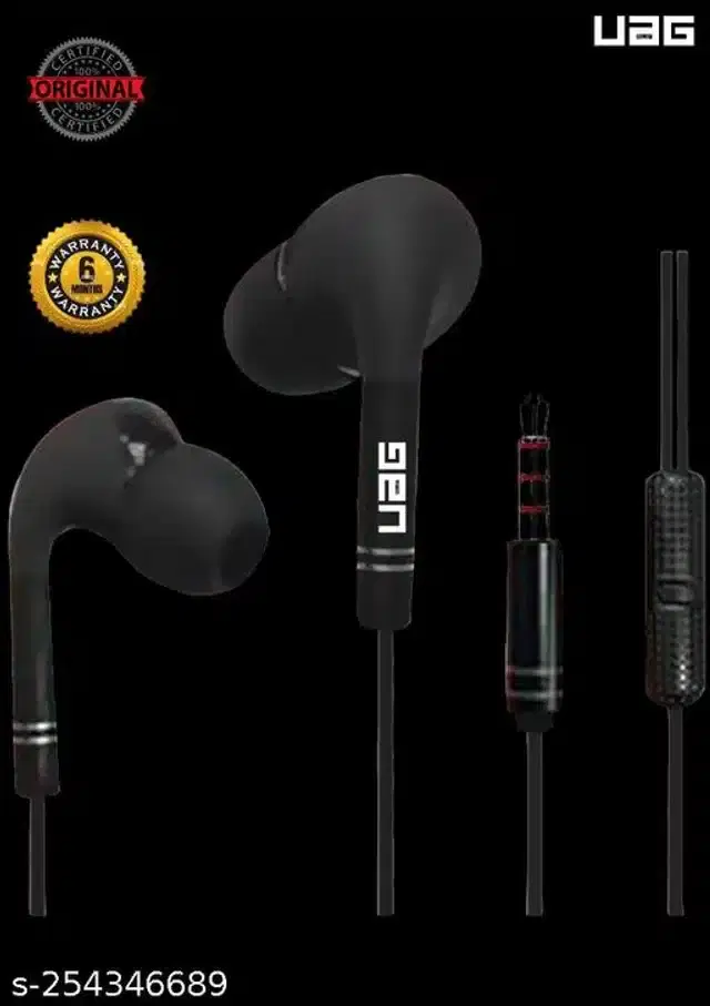 UAG Wired Earphone, Black
