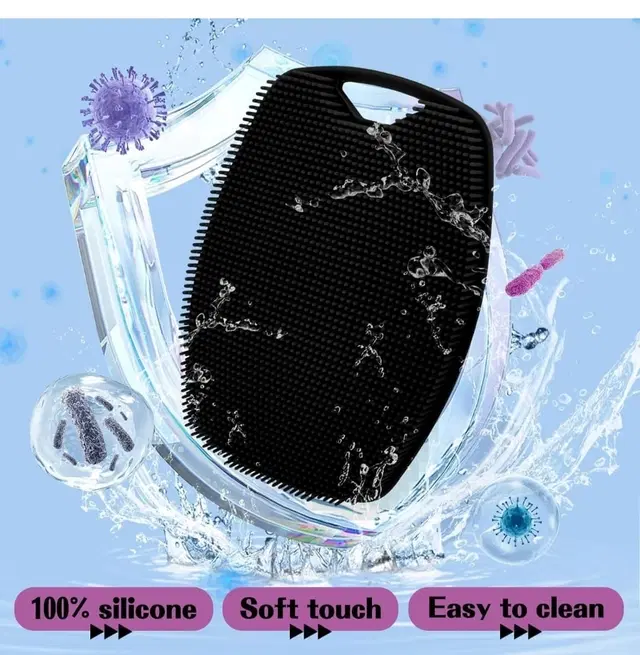 Silicone Body Srubber, Black