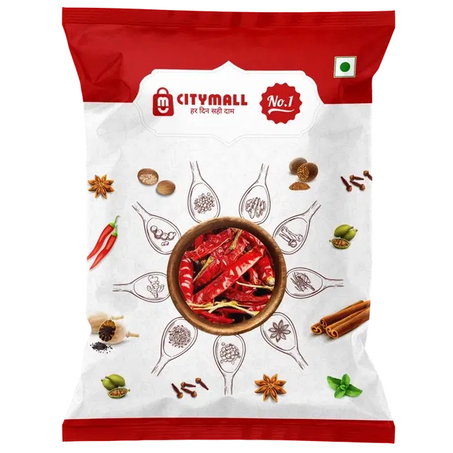 Citymall No.1 Lal Mirch Sabut (With Stem) 50 g