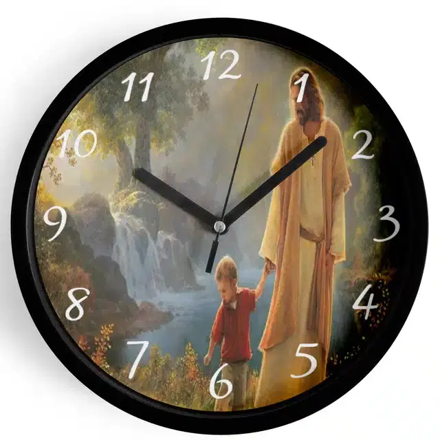 Analog Wall Clock, Multicolor, 7 inches