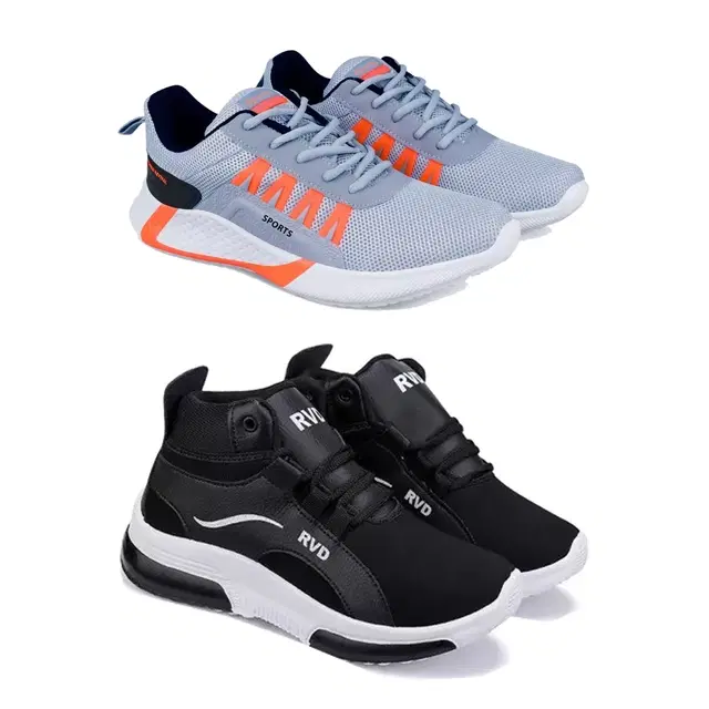 Combo of Casual Shoes for Boys, Pack of 2 (Multicolor, 4.5-5 Years)