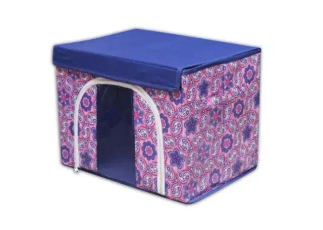 PVC Printed Multipurpose Storage Box, Multicolor