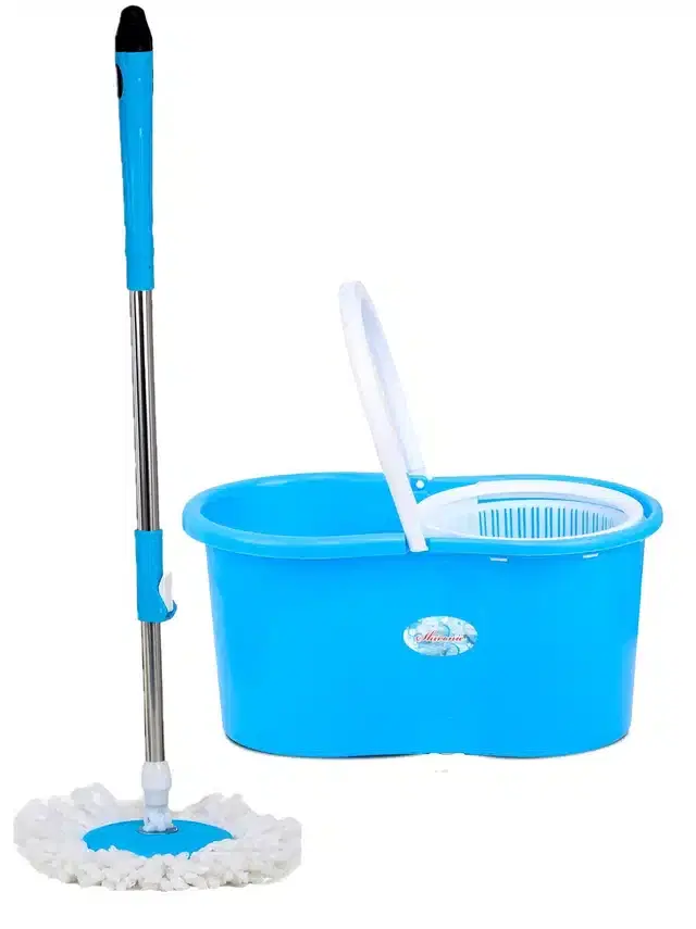 Dry Bucket Mop Set, Set of 1, Multicolor