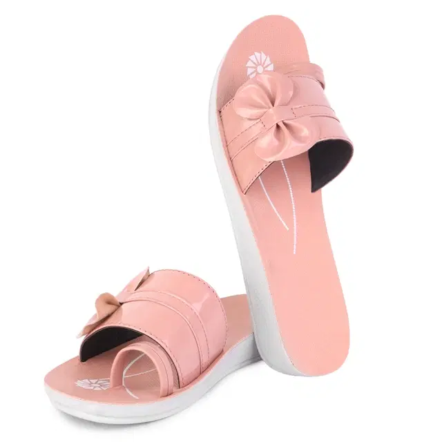 Sliders for Women (Peach, 6)