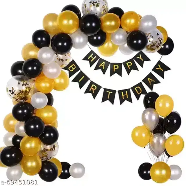 Birthday Decoration Kit, Multicolor, Pack of 41
