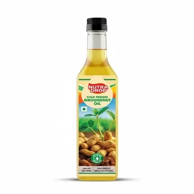 Nutra Drop Cold Pressed Groundnut Oil 455 ml
