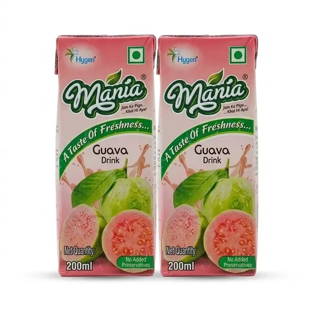 Mania Guava Tetra 2X200 ml (Pack of 2)