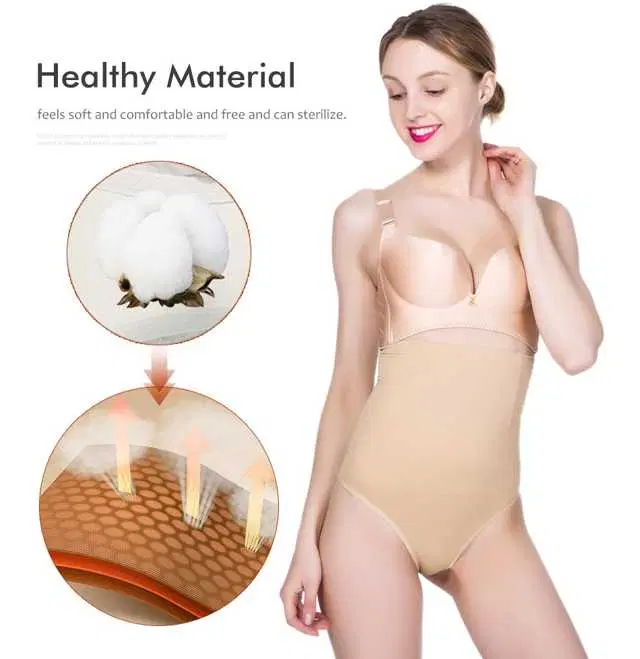 Women’s Cotton Lycra Tummy Control 4-in-1 Blended High Waist Tummy & Thigh Shapewear (S397)