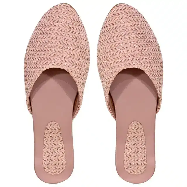 Mules for Women (Peach, 3)