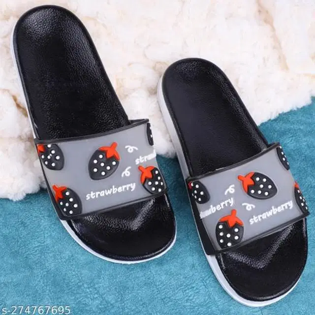Sliders for Women (Black, 7)