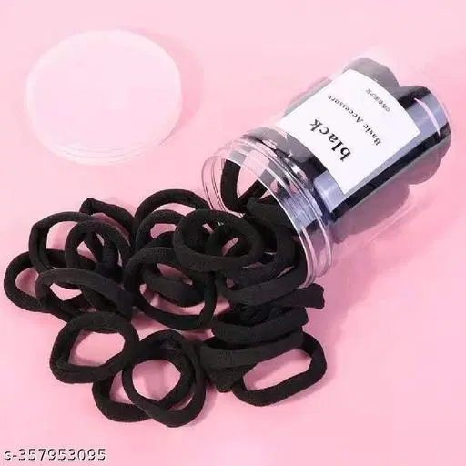 Fancy Hair Clips for Women (Black, Pack of 3)