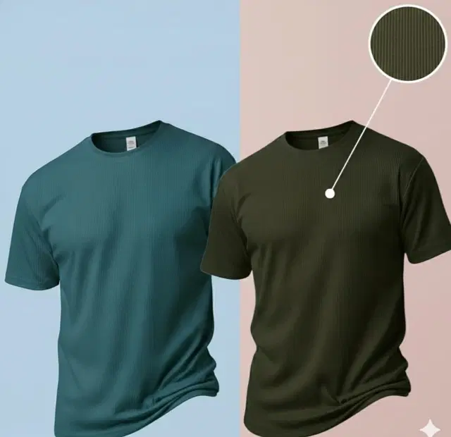 Polyester Round Neck T-shirt for Men, Multicolour, Pack of 2 (XL)
