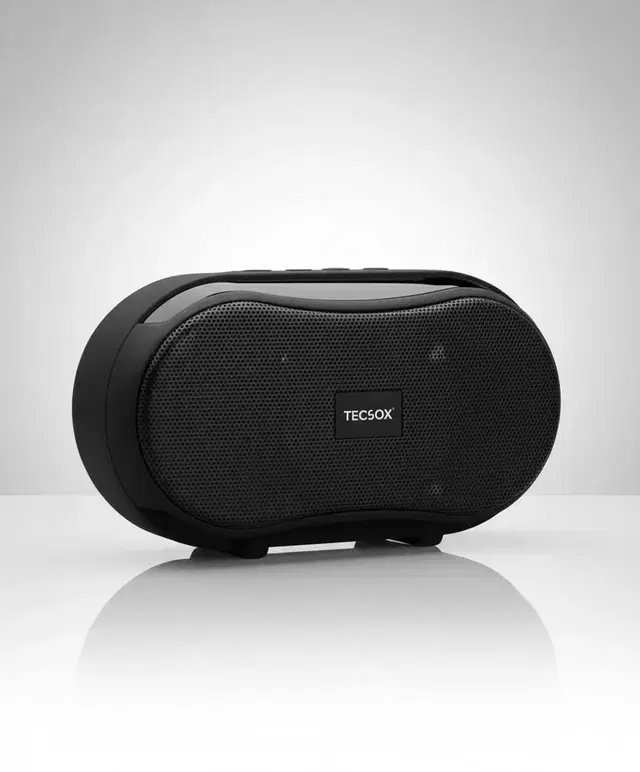 Tecsox Thunder 7 W Bluetooth Speaker, Black with 8 Hours Playtime