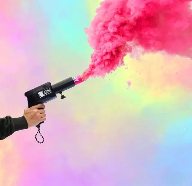 Handheld Pyro Holi & Party Gun II Sparkler Pyro Gun only use for Holding Cold Pyro Cartage Use for Holi Party Functions, Events, Celebrations etc.