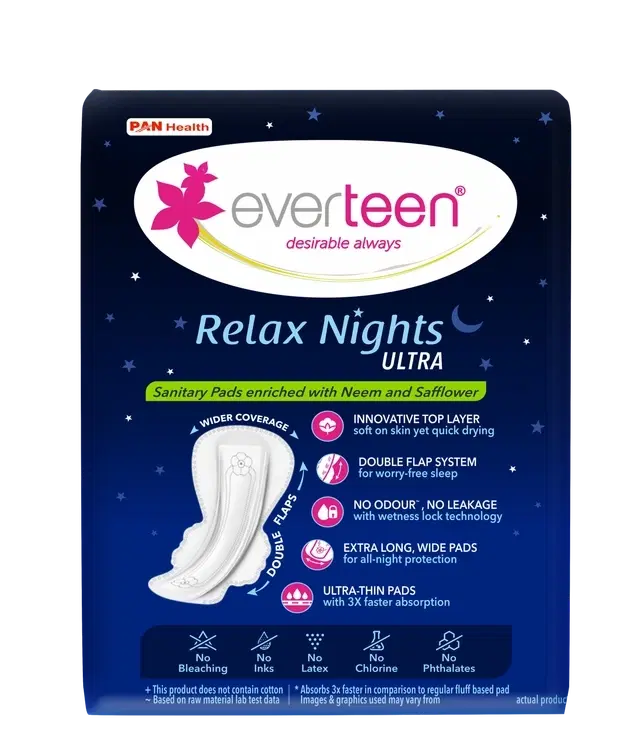 Everteen Relax Nights Ultra Sanitary Pads 320 mm XXL - 40 Pads
