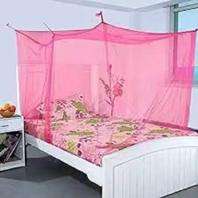 Mosquito Net forSingle Bed, Blue, 5X7 Feet