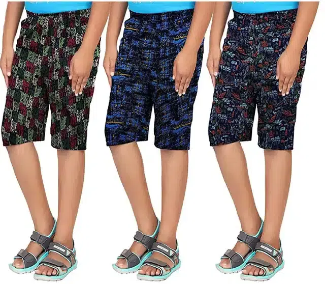 Shorts for Boys, Pack of 3 (Multicolor, 2-3 Years)