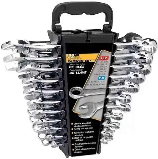 Atrocitus Wrench set Double Sided Combination Wrench, Pack of 12