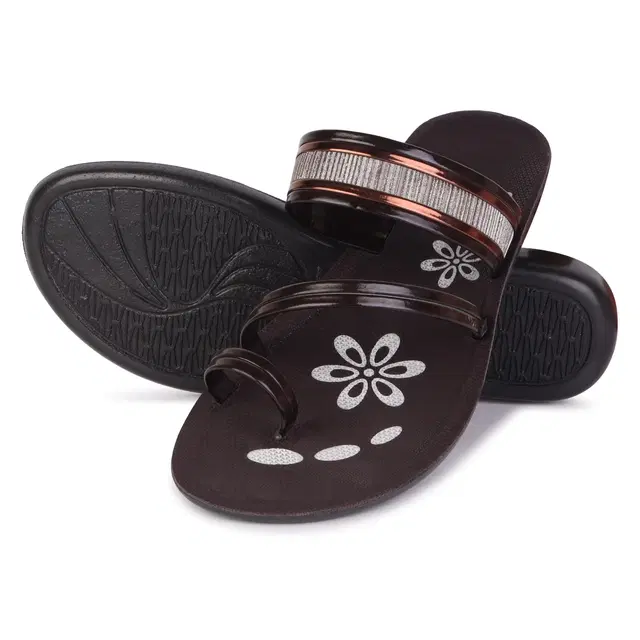 Flats for Women, Brown (5)