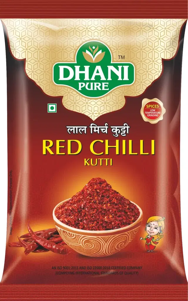 Dhani Pure Red Chilli / Lal Mirch Kutti 100 g
