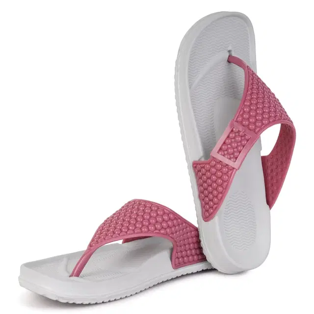 Flipflops for Women (Pink, 4)