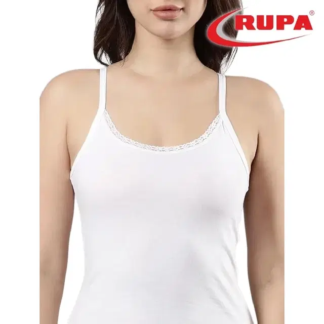 Rupa Jon Aish Camisole for Women & Girls Pack of 1, White (90cm)
